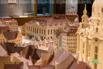 Das Stadtmodell macht die dichte historische Bebauung Dresdens anschaulich. (Bild: Natalia Siedler)