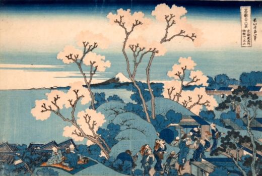 Hokusai:Der Berg Fuji von Gotenyama bei Shinagawa gesehen 