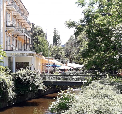 Idylle im Kurpark an der Oos